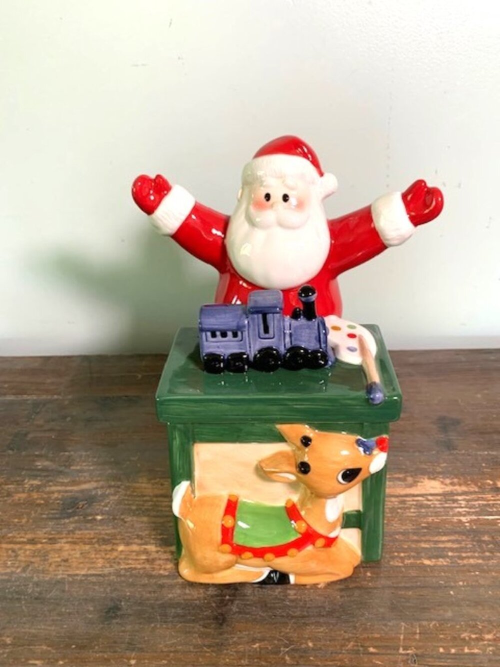 Lenox Rudolph the Red-Nosed Reindeer Covered Candy Dish